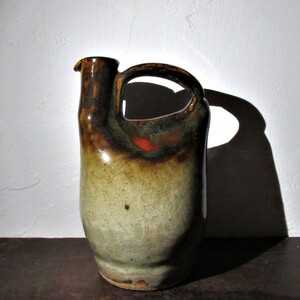 Vintage pottery 鶏壺「光」印銘 ★ヴィンテージ陶器★【va26】WBB/cr/陶芸
