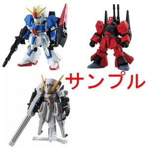 3点セット★ガンダム アンサンブル MOBILE SUIT ENSEMBLE★フィギュア リックディアス Ｚガンダム ウーンドウォート SD フィギュア ガシャ