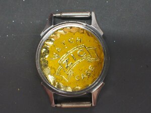 アンティーク 戦前 戦後 モリス型 中古 ZIC CASE 時計 外装 ニッケル ケース 型式: 8001