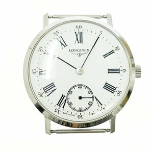【1円スタート】LONGINES ロンジン スモセコ SS ホワイト文字盤 手巻き メンズ腕時計 ジャンク 273000