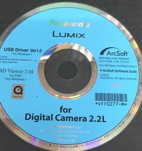 ※配送料無料※　PANASONIC LUMIX for Digital Camera 2.2L　CD-ROM
