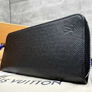 1円■未使用級/RFID搭載■ルイヴィトン LOUIS VUITTON メンズ ジッピーウォレット ヴェルティカル モノグラム タイガ 長財布 現行 付属完備