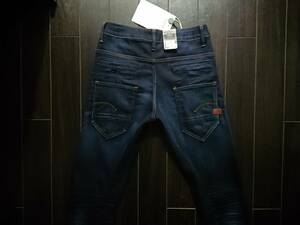 【新品放出】G-STAR RAW♪D-STAQ 3D SLIM♪SLANDER BLUE R SUPER STRETCH♪MEDIUM AGED♪ジースター♪W26 L32♪D05385 9518 071