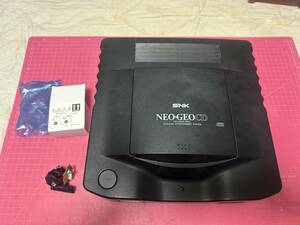 ジャンク品 NGCD CD-T01 ネオジオCD 本体のみ 後期 純正ピックアップレンズ付き NEOGEO-CD neo-geo SNK 中古 送料無料　