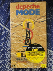 DEPECHE MODE The World We Live In And Live in Hamburg　デペッシュ・モード　VHS