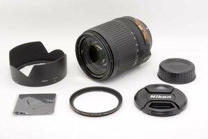 【美品】 Nikon ニコン AF-S DX NIKKOR 18-140mm f/3.5-5.6G ED VR + 純正フード + Kenko Zeta Protecter 付属 #3252