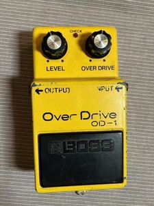 【美品】BOSS OD-1　銀ネジ　1980年製