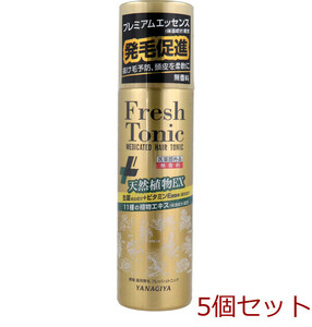 柳屋 薬用育毛 フレッシュトニック プレミアムエッセンス 無香料 １９０ｇ 5個セット