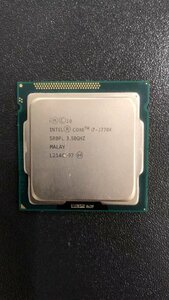 CPU インテル Intel Core I7-3770K プロセッサー 中古 動作未確認 ジャンク品 - A414