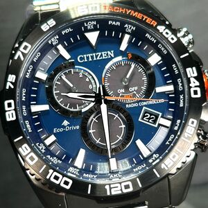 新品 CITIZEN シチズン PROMASTER プロマスター ダイレクトフライト CB5034-82L 腕時計 電波ソーラー アナログ ステンレススチール メンズ