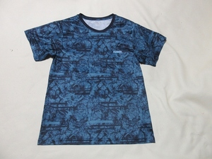 O-506★Reebok(リーボック)★紺色/プリント/半袖Tシャツ(L)★