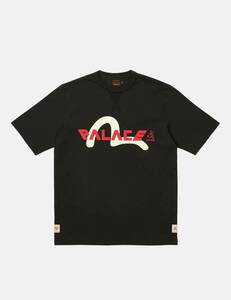 PALACE x EVISU コントラスト ロゴプリント TEE (M)