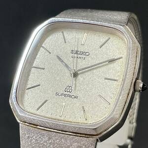 24D002　セイコー　SEIKO　スーペリア　SUPERIOR　9481-5000　クォーツ　ツインクォーツ　不動　３針　メンズ　SS　シルバー文字盤　1円～