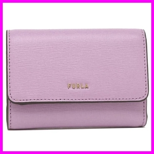 【フルラ FURLA 】 BABYLON　ALLIUM＋PERLA　パープル レディース 3つ折り財布　PCZ0UNO B30 1339S F