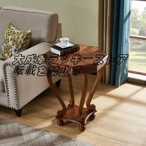 木制 アンティーク調デザイン 電話台 テーブル 花台リビング 玄関テーブル サイドテーブル z1157