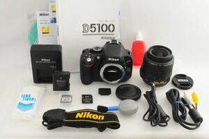 [美品] Nikon ニコン D5100 + 18-55mm レンズ #1514AB