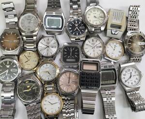 （中古/ジャンク品）　SEIKO・デジタル・機械式・クオーツ・C515-500A・A258-5000・SEIKO 5・などまとめて　大量　ｋｇ