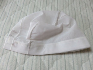 スイミングキャップ スイミング帽子 メッシュキャップ メッシュ サイズLL　 LLサイズ 白色 ホワイト 日本製 しっかりした素材 未使用