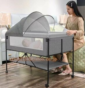 折り畳み　大きいベッド　可動式 多機能　新生児から4歳まで