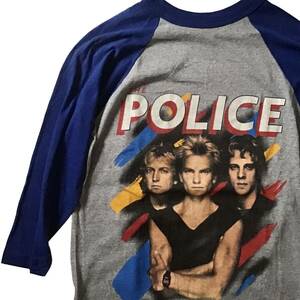 極美優良 1983 The Police Synchronicity Vintage 80s ポリス オリジナル ツアー バンドT USA / New Wave Rock LEVIS 501 506 XX Champion