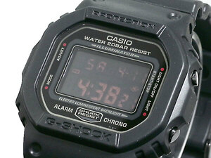カシオ CASIO Gショック G-SHOCK 腕時計 マットブラック レッドアイ DW5600MS-1 ブラック
