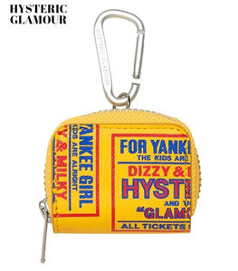 新品【HYSTERIC GLAMOUR DIZZY&MILKY コインパース YELLOW ヒステリックグラマー コインパース コインケース 小銭入れ 財布 小物入れ】