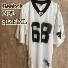 Reebok リーボック　NFL/ニューオーリンズ・セインツ　ゲームシャツ白XL