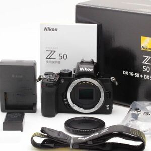 【新品級】 Nikon Z50 ボディ ブラック ニコン #3187