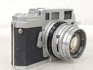 Konica レンジファインダーカメラ IIIA Konishiroku Hexanon 50mm F1.8 コニカ ▽ 6E396-3