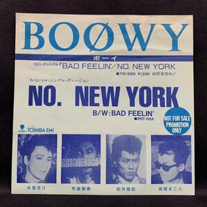 【EP】BOOWY - NO. NEW YORK / BAD FEELIN