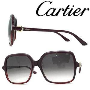 Cartier サングラス ブランド カルティエ グラデーションレッド CT-0219S-003