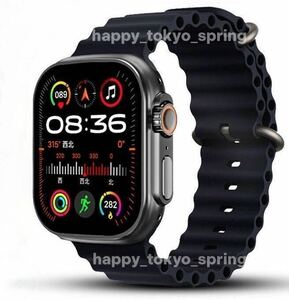 新品 Apple Watch Ultra2 代替品 2.19インチ 大画面 S9 スマートウォッチ 通話 音楽 多機能 健康 スポーツ 防水 血中酸素 android 血圧