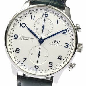 IWC SCHAFFHAUSEN IW371605 ポルトギーゼ クロノグラフ 自動巻き メンズ 箱・保証書付き_794690