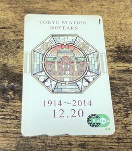 １円【希少】美品 東京駅開業100周年記念 スイカ Suica 記念Suica 100YEARS STATION 