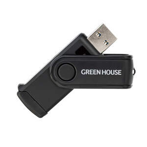 送料無料メール便 カードリーダー/ライター USB3.0 SDXC対応USH-1 SD/microSD グリーンハウス GH-CRMU3A-BK/9705