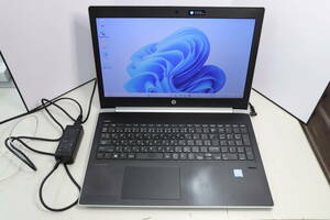 整備済 HP Probook 450 G5 i5-8250U 1.6GHz RAM8GB SSD512GB WIndows11pro