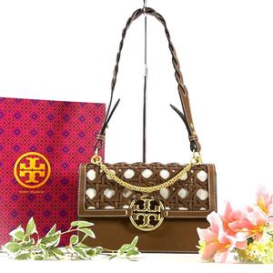 希少！完売品●トリーバーチ レディース ミラー バスケットウィーブ ショルダー バッグ TORY BURCH Miller Basket Weave Shoulder Bag