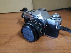 Canon AV-1/av1 マニュアルフォーカス 一眼レフ ボディ シルバー 現状品 ジャンク J1-5447