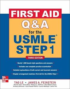 [A01240659]First Aid Q&A for the USMLE Step 1， Third Edition (First Aid USM