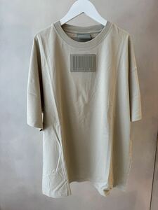 【VTMNTS】BIG RUBBER PATCH T-SHIRT BEIGE