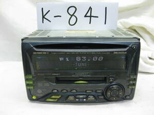 K-841　ADDZEST　アゼスト　DMX5555z　2Dサイズ　CD&MDデッキ　故障品