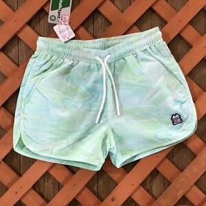 INHABITANT インハビタント 【Boat Womans Dry Shorts】 Green Msize 正規品 吸汗速乾素材 ドライパンツ UVカット 水陸両用