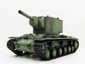 ☆塗装済み完成品戦車ラジコン☆ Heng Long 2.4GHz 1/16 ソビエト KV-II ギガント 3949-1 【赤外線バトルシステム付 対戦可能 Ver.7.0】