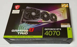 MSI GeForce RTX 4070 GAMING X TRIO 12G グラフィックスボード VD8469