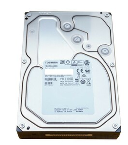 【中古パーツ】3.5 SATA 6TB 1台 正常 TOSHIBA MD05ACA600 使用時間0H ■ HDD3661