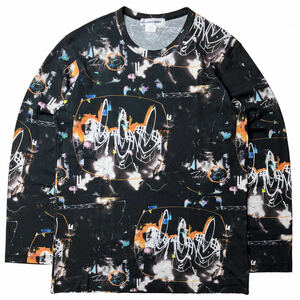 フューチュラ グラフィティー 総柄 Tシャツ ロンT シャツ COMME des GARCONS SHIRT Futura Graffiti Painted LS T Shirt Pullover