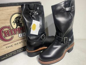 CHIPPEWA チペワ 99953 スチールトゥ エンジニアブーツ 11INCH STEEL TOE ENGINEER BOOTS BK ブラック 黒タグ US7.5 E 未使用 USA製