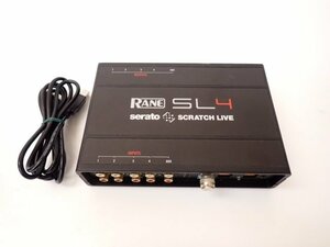 RANE レーン オーディオインターフェース SCRATCH LIVE SL4 スクラッチライブ □ 6E6ED-3