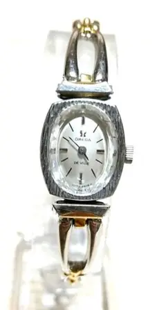 オメガ デビル カットガラス 手巻き レディース腕時計