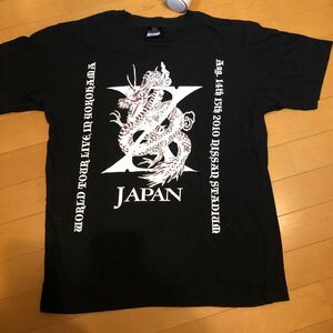 x ジャパン　2010年　横浜　ワールドツアーTシャツ